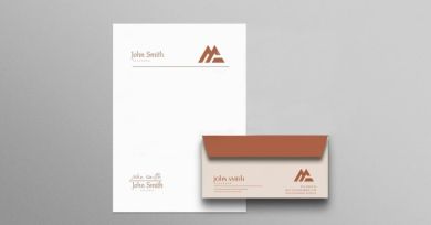 Letterhead sheet and envelope